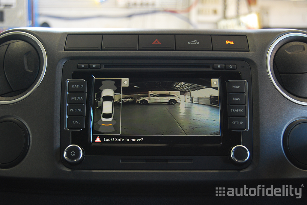 Integrated Rear View Camera System for Volkswagen Scirocco (1K) 1