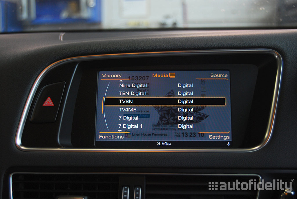 Integrated TV Tuner Retrofit (Upgrade) to Audi MMI System For Audi A5 8T 01