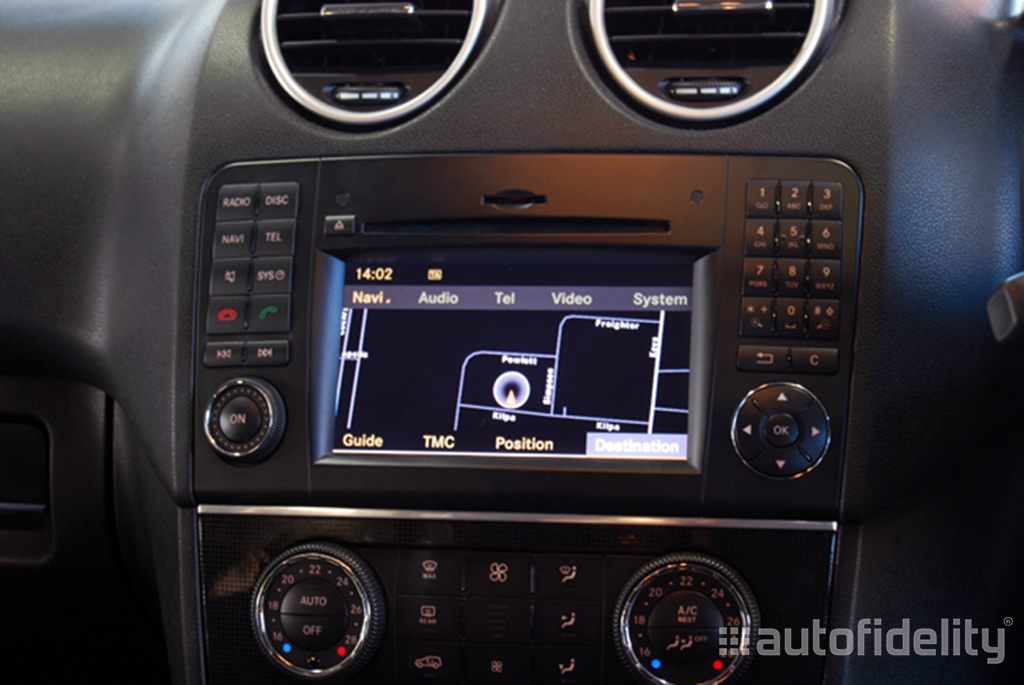 Mercedes Benz M-Class W164 Integrated Factory Navigation (Comand NTG 2