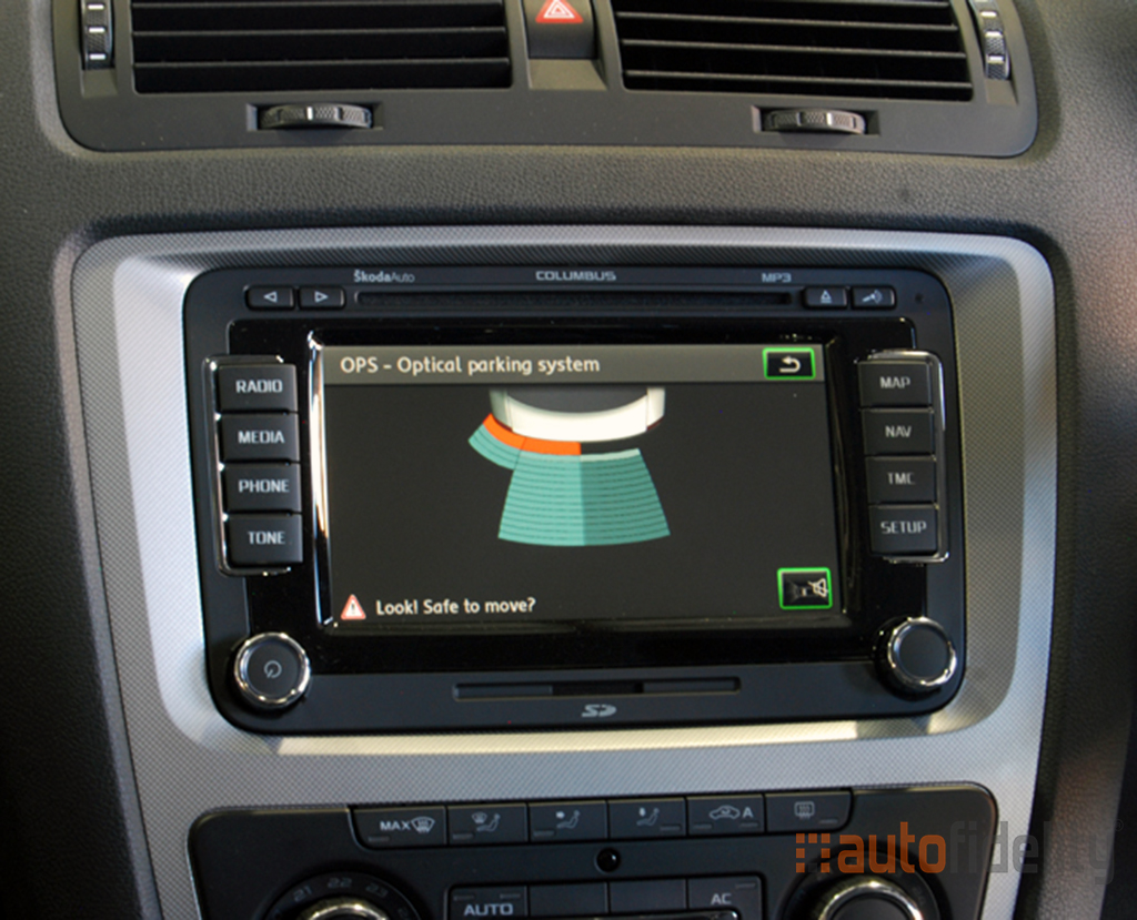Skoda Park Pilot Front & Rear Parking Sensor System with OPS (Optical Display) for Skoda Octavia (1Z) 1