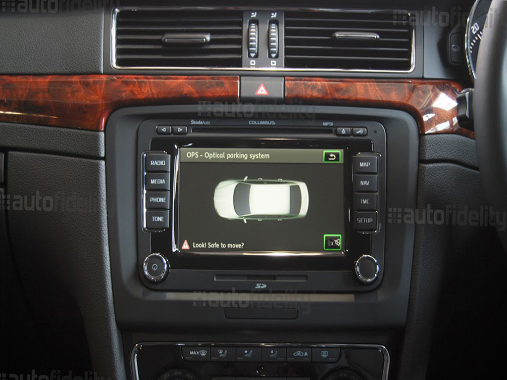 Skoda Superb (3T) Skoda Park Pilot Front Parking Sensor System with OPS (Optical Display) 1