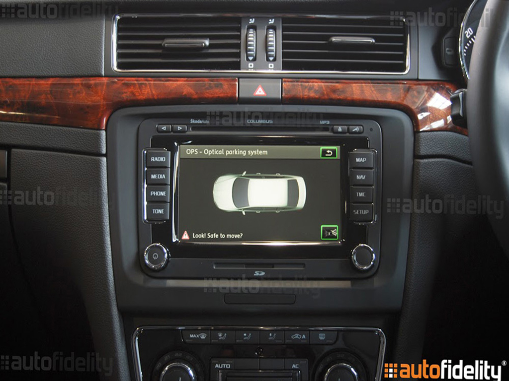 Skoda Superb (3T) Skoda Park Pilot Front Parking Sensor System with OPS (Optical Display) 1