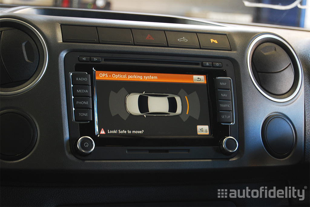 Volkswagen Scirocco (1K) Optical Parking System (OPS) Rear Retrofit 1