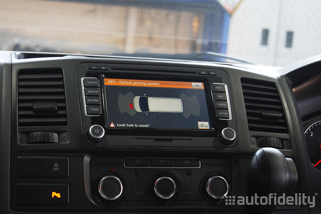 Optical Parking System Front & Rear Retrofit for Volkswagen Transporter 1