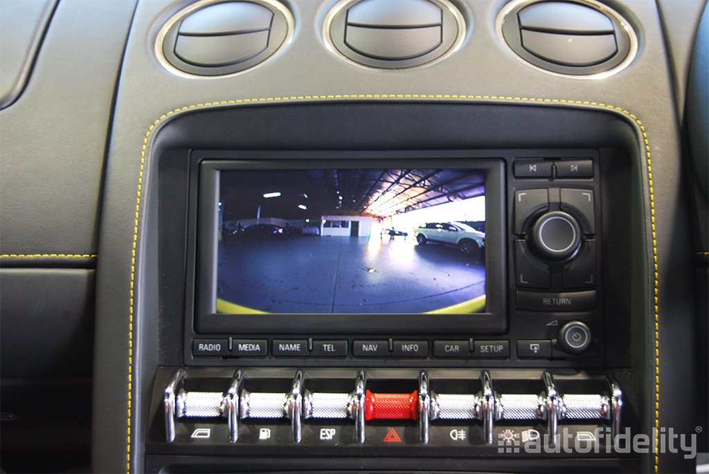 Integrated Rear View (Reversing) Camera System from Autofidelity for Lamborghini Gallardo LP560 1