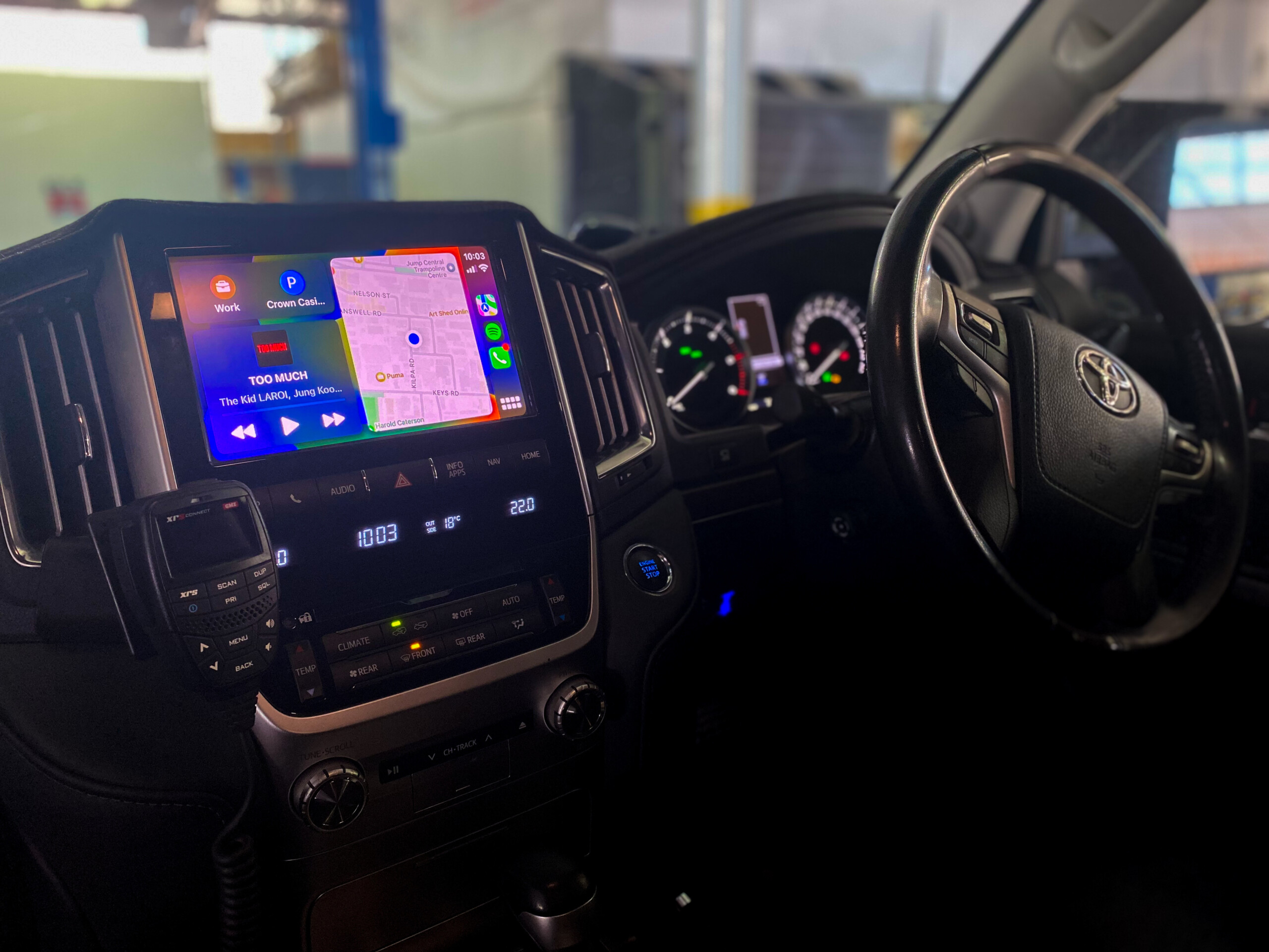 Autofidelity’s Toyota LandCruiser 200 Series 2019 - 2021 Wireless Apple CarPlay-2